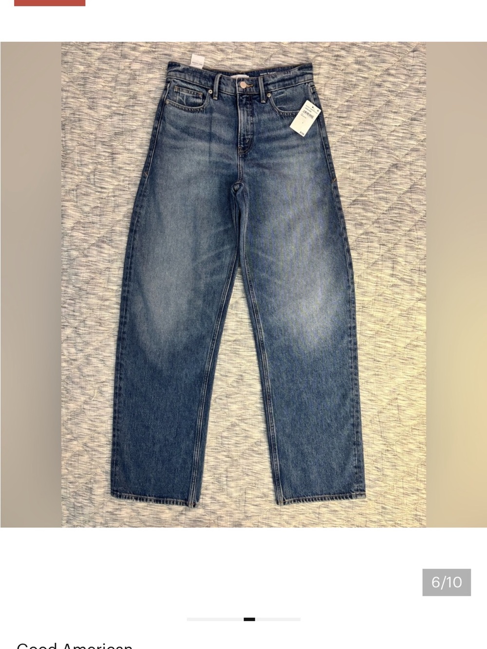 Good American Good Barrel High Rise Jean